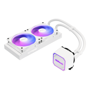 Pro White 240 ARGB, 240mm Radiator, Liquid Cooling System