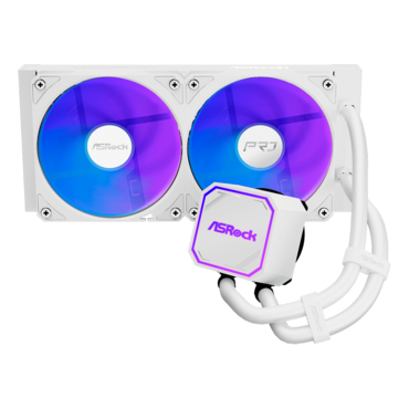 Pro White 240 ARGB, 240mm Radiator, Liquid Cooling System