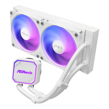 Pro White 240 ARGB, 240mm Radiator, Liquid Cooling System