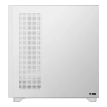 FLOVA F50, Tempered Glass, No PSU, ATX, White, Mid Tower Case