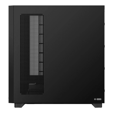 FLOVA F50, Tempered Glass, No PSU, ATX, Black, Mid Tower Case