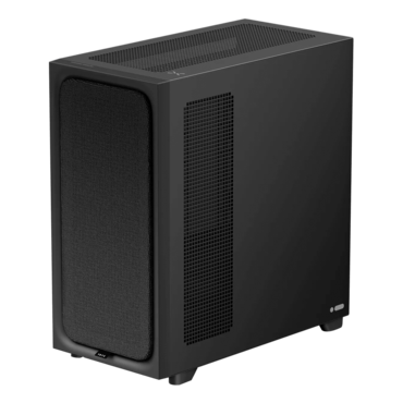 FLOVA F50, Tempered Glass, No PSU, ATX, Black, Mid Tower Case