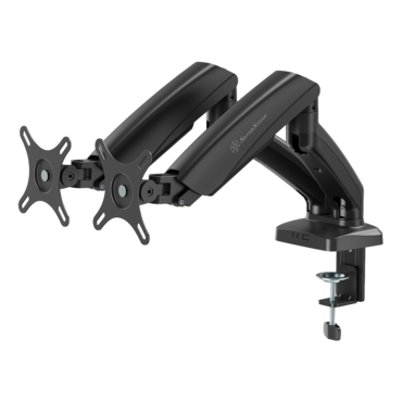 ARM26B, 24" - 32" Screens, Black, Double Monitor Arm