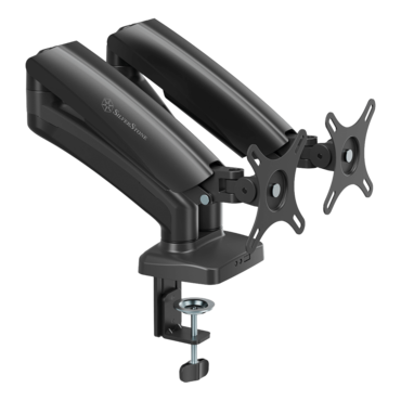 ARM26B, 24" - 32" Screens, Black, Double Monitor Arm