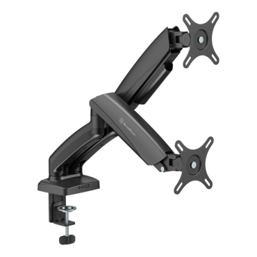 ARM26B, 24" - 32" Screens, Black, Double Monitor Arm