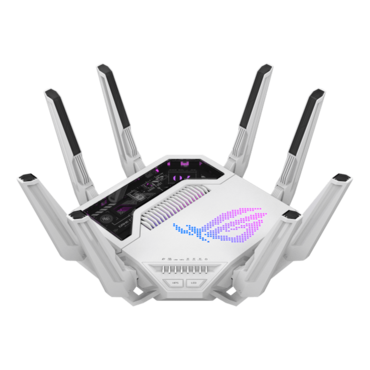ROG Rapture GT-BE19000AI, IEEE 802.11be, Tri-Band 2.4 / 5 / 6 Ghz, 1376 / 5764 / 11529 Mbps, 1xUSB 3.1 / 1xUSB 2.0, 7xRJ45, Retail Wireless Router