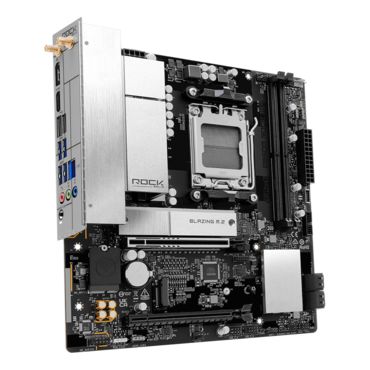 B850M Rock WiFi, AMD B850 Chipset, AM5, microATX Motherboard