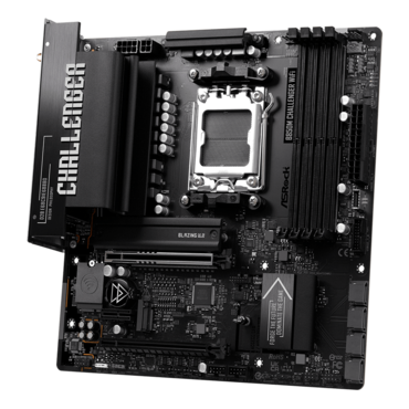 B850M Challenger WiFi, AMD B850 Chipset, AM5, microATX Motherboard