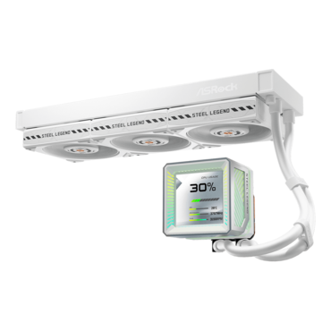 Steel Legend 360 LCD, 360mm Radiator, Liquid Cooling System