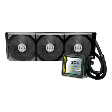 Steel Legend Dark 360 LCD, 360mm Radiator, Liquid Cooling System