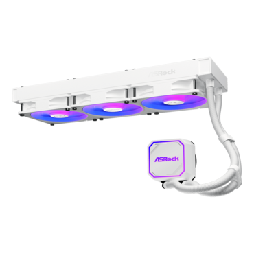 Pro White 360 ARGB, 360mm Radiator, Liquid Cooling System