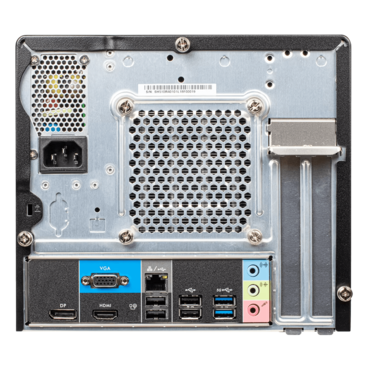 SH510R4, Intel® H510 Chipset, 2x DDR4 DIMM, 1x M.2 NVMe, 2x 3.5" HDD, 1x 5.25" ODD, 300W 80 PLUS Bronze PSU, XPC Cube PC Barebone