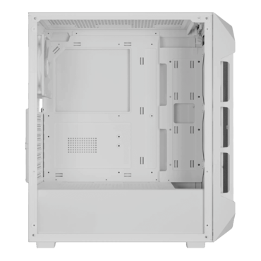 AURA GC1 ELITE WH ARGB, Tempered Glass, No PSU, ATX, White, Mid Tower Case