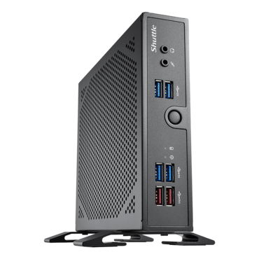 XPC Slim DS50U300, Intel® U300, 2x DDR5 SO-DIMM, 2x M.2, 1x 2.5" HDD/SSD, Fanless PC Barebone