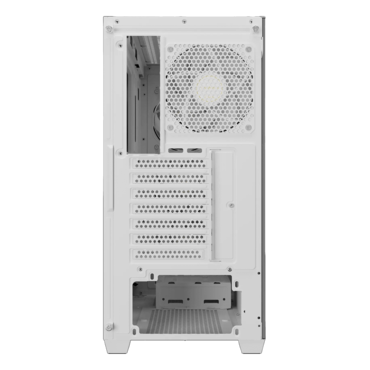 ATHENA M3 WH, Tempered Glass, No PSU, E-ATX, White, Mid Tower Case