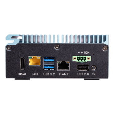 SPCEL02 Industrial Edge Computer, TAA Compliant, Intel Celeron® J6412, 2x DDR4 SO-DIMM, M.2, POE