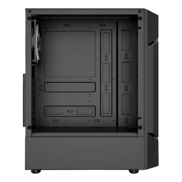 AURA GC7 ARGB, Tempered Glass, No PSU, ATX, Black, Mid Tower Case