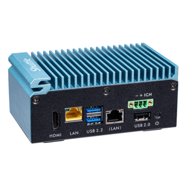 SPCEL02 Industrial Edge Computer, TAA Compliant, Intel Celeron® J6412, 2x DDR4 SO-DIMM, M.2