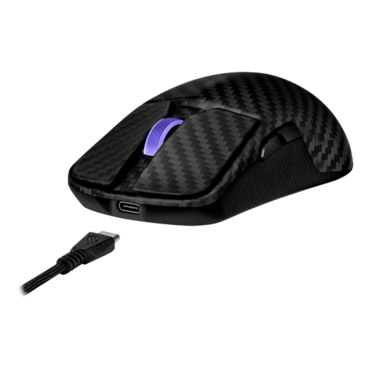 ROG Harpe Ace Extreme, RGB, 42000-dpi, Wired/Bluetooth/Wireless, Black, Optical Gaming Mouse