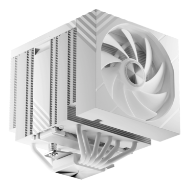 TURRIS 620, White, 165mm Height, 280W TDP, Copper/Aluminum CPU Cooler