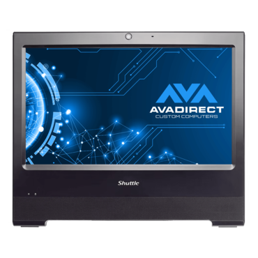XPC All-in-One X50V8 Black, 15.6" HD LED, Touch, Intel® Celeron® 5205U, 2x DDR4 SO-DIMM Memory, 1x M.2, 1x 2.5" SSD/HDD, Intel® UHD Graphics, Fanless Barebone PC