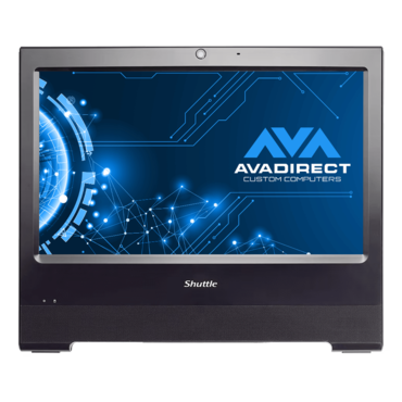 XPC All-in-One X50V9 Black, 15.6" HD LED, Touch, Intel® Celeron® 7305, 2x DDR5 SO-DIMM Memory, 2x M.2, 1x 2.5" SSD/HDD, Intel® UHD Graphics, Fanless Barebone PC