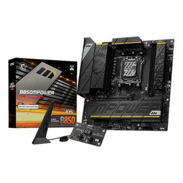 B850MPOWER, AMD B850 Chipset, AM5, microATX Motherboard