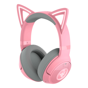 Kraken Kitty V2 BT, Virtual 7.1 Surround Sound, Bluetooth, Quartz Pink, Gaming Headset