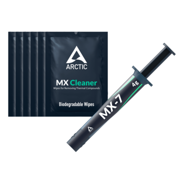 MX-7 w/ 6x MX Cleaner, 4g, N/A W/m.k, Grey Thermal Paste
