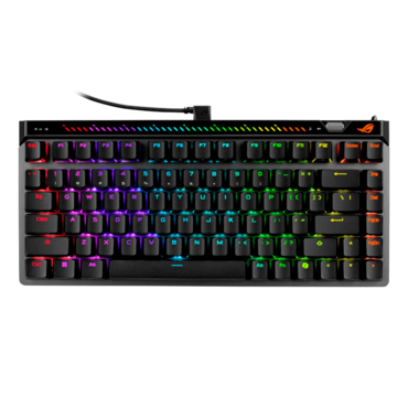 ROG Falchion Ace 75 HE, Per Key RGB, ROG HFX V2X Magnetic, Wired, Black, Mechanical Gaming Keyboard
