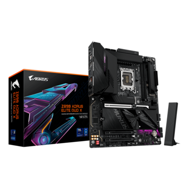 Z890 AORUS ELITE DUO X, Intel® Z890 Chipset, LGA 1851, ATX Motherboard