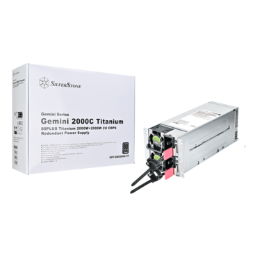 Gemini 2000C Titanium, 80 PLUS Titanium, 2000W+2000W, 2U CRPS Redundant Power Supply