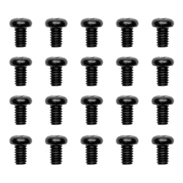 EK-Loop Phillips Head Screw Set M4x5mm - Black (20pcs)