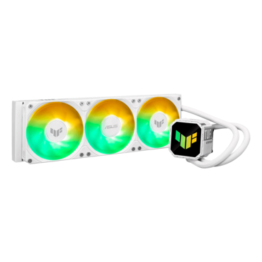 TUF Gaming LC III 360 ARGB White, 360mm Radiator, Liquid Cooling System