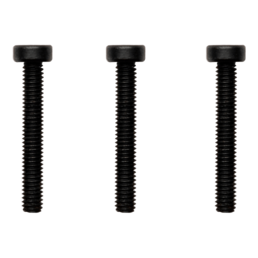 EK-Loop Hex Key Screw Set M4x27mm - Black (3pcs)