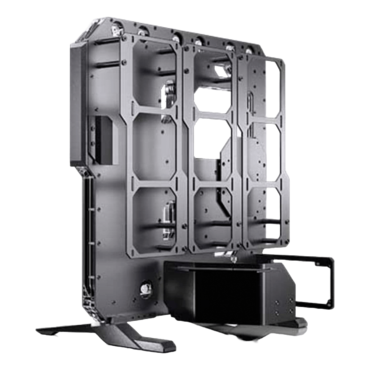 Granzon G20, w/ DDC Pump, No PSU, E-ATX, Black, Liquid Cooling Distro Show Full Tower Case