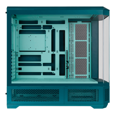 View 600 TG, Tempered Glass, No PSU, E-ATX, Transformative Teal, Full Tower Case