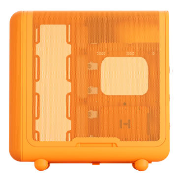 X50, Tempered Glass, No PSU, E-ATX, Astral Orange, Mid Tower Case