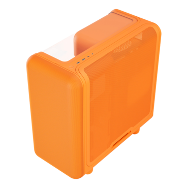 X50, Tempered Glass, No PSU, E-ATX, Astral Orange, Mid Tower Case