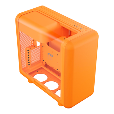 X50, Tempered Glass, No PSU, E-ATX, Astral Orange, Mid Tower Case