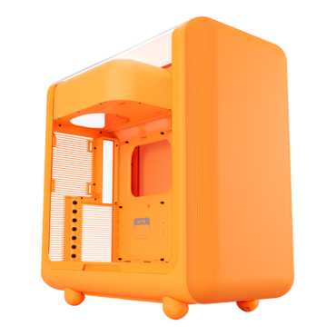 X50, Tempered Glass, No PSU, E-ATX, Astral Orange, Mid Tower Case