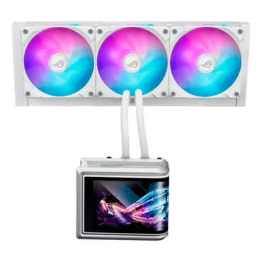 ROG Ryuo IV SLC 360 ARGB White Edition, 360mm Radiator, Liquid Cooling System