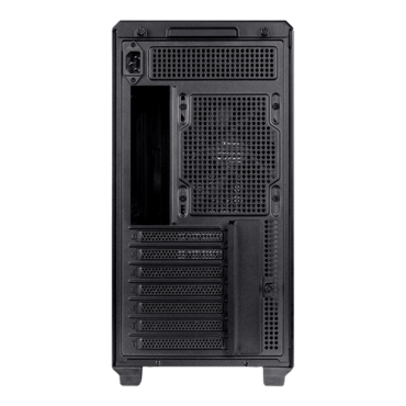 TR300 TG, Tempered Glass, LCD, No PSU, ATX, Black, Mid Tower Case