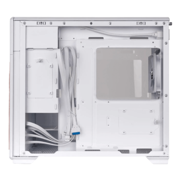TR300 WS, LCD, Tempered Glass, No PSU, ATX, Snow, Mid Tower Case