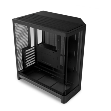 H6, Tempered Glass, No PSU, ATX, Black, Mid Tower Case