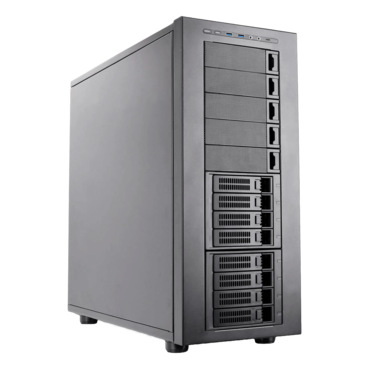 THOR NAS Pro, No PSU, E-ATX, Black, Full Tower Case