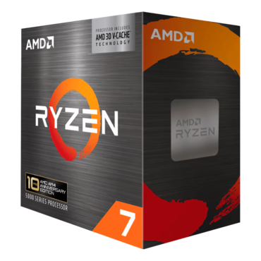 Ryzen™ 7 5800X3D 10th Anniversary Edition 8-Core 3.4 - 4.5GHz Turbo, AM4, 105W TDP, Processor