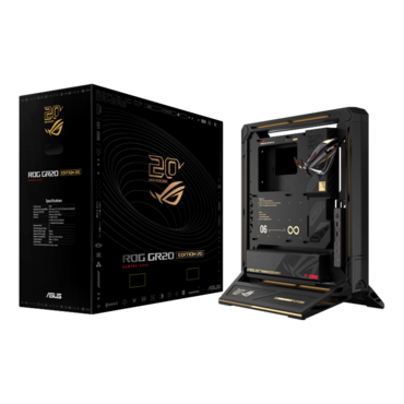 ROG GR20 Edition 20, No PSU, E-ATX, Black, Open-Frame Mid Tower Case