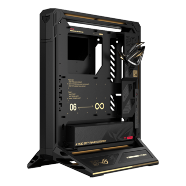 ROG GR20 Edition 20, No PSU, E-ATX, Black, Open-Frame Mid Tower Case