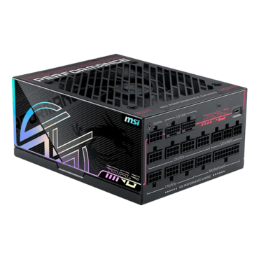 MPG Ai1300TS PCIE5, 80 PLUS Titanium 1300W, Fully Modular, ATX Power Supply